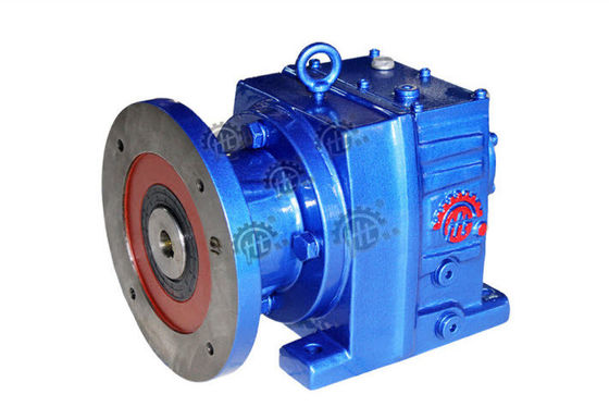 Dual Shaft Helical Gear Reducer R37 With Ratio , Worm Gear Speed Reducer