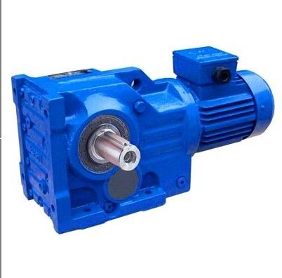 Transmissão helicoidal do redutor de velocidade do chanfro da série da HK com motor bonde