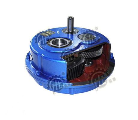 O eixo pequeno montou o redutor de velocidade/redutor de velocidade helicoidal 180Nm - torque calculado 17000Nm